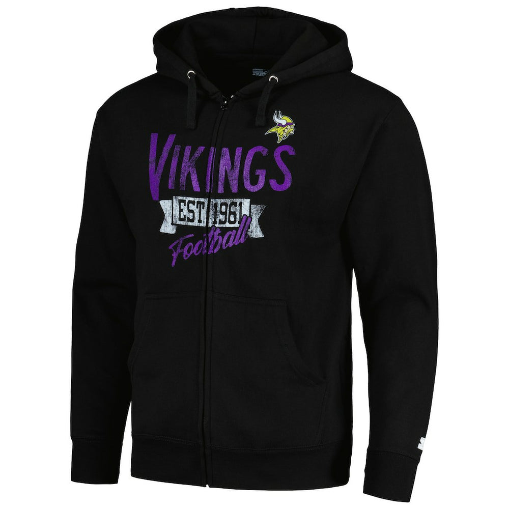 Starter Domestic Post Season Full-Zip Hoodie - Minnesota Vikings