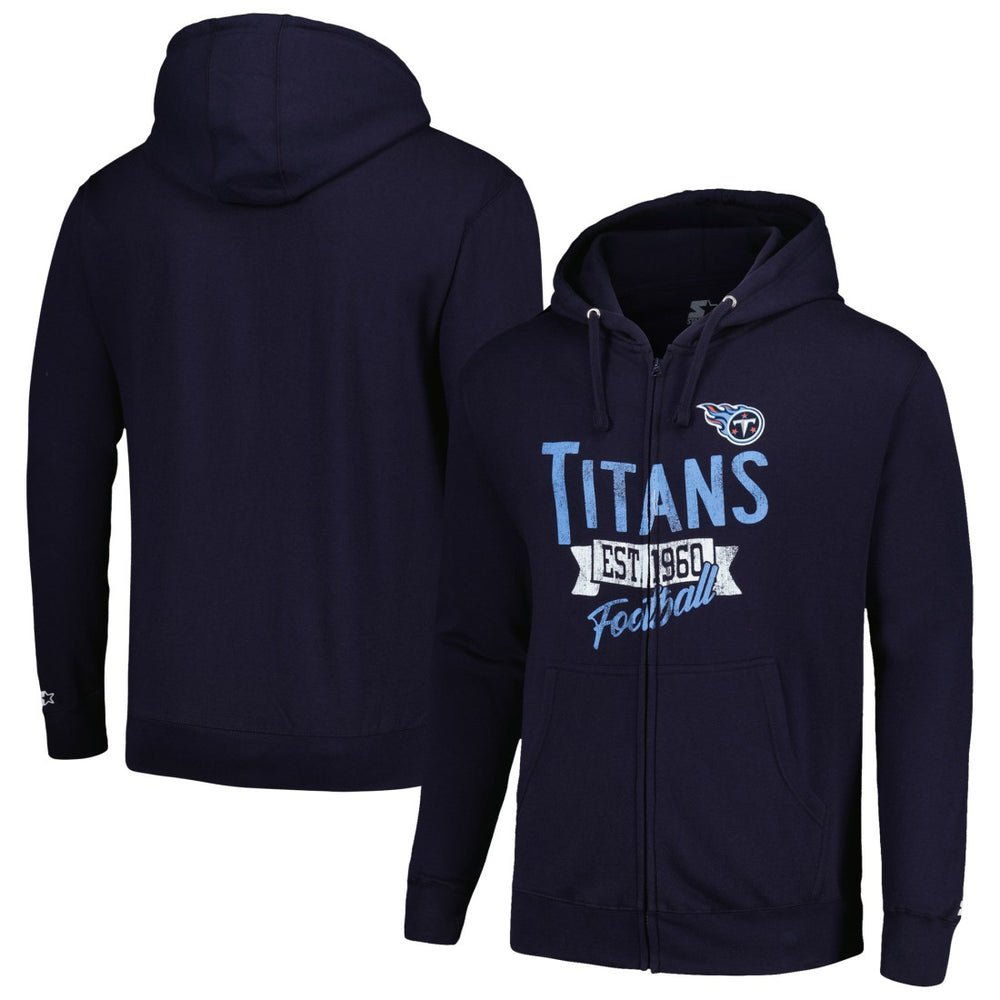 Starter Domestic Post Season Full-Zip Hoodie - Tennessee Titans