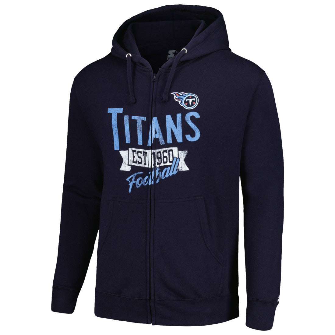 Starter Domestic Post Season Full-Zip Hoodie - Tennessee Titans