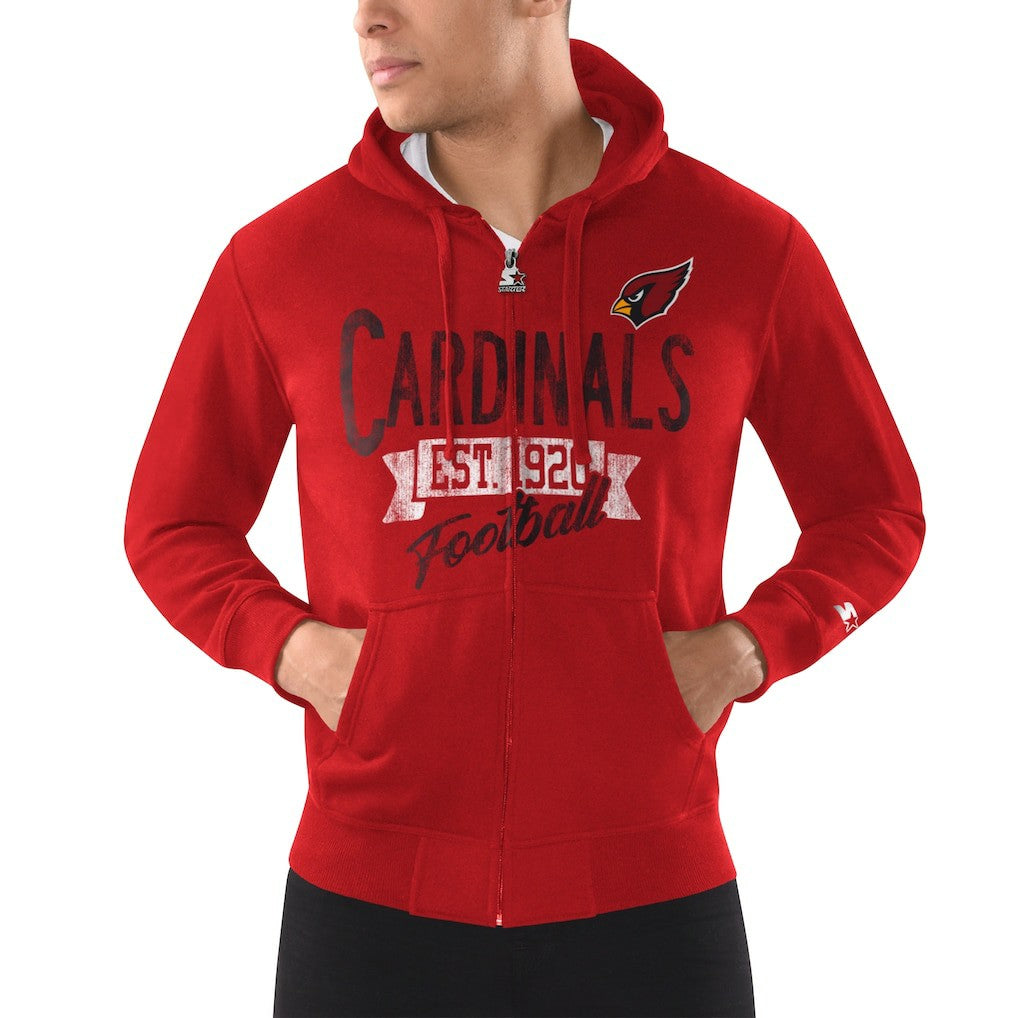 Starter Domestic Post Season Full-Zip Hoodie - Arizona Cardinals