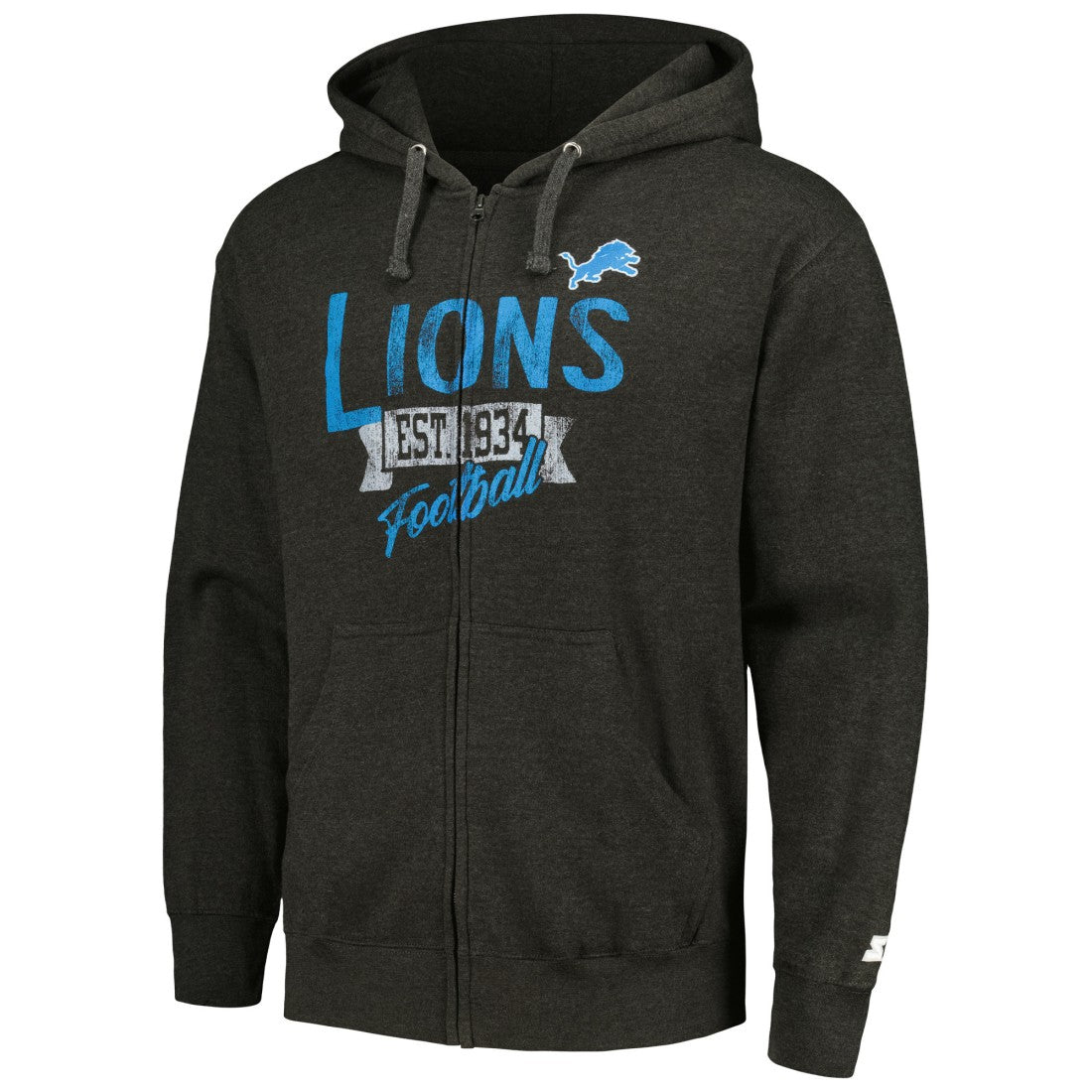 Starter Domestic Post Season Full-Zip Hoodie - Detroit Lions