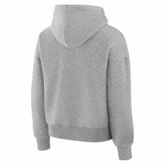 NHL Heather Gray Edmonton Oilers Fanatics Women's Essential Hoodie