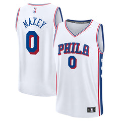 NBA Tyrese Maxey Philadelphia 76ers Fast Break Replica Player Jersey