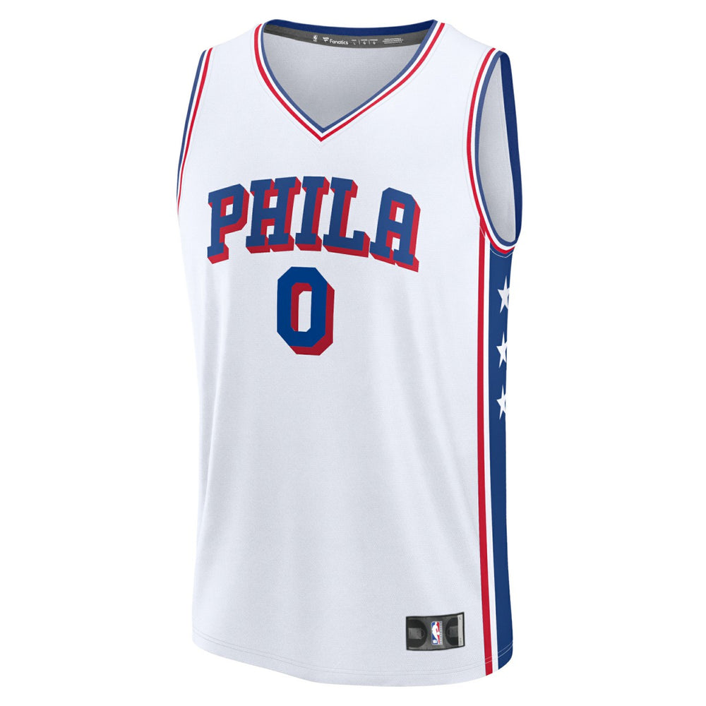 NBA Tyrese Maxey Philadelphia 76ers Fast Break Replica Player Jersey