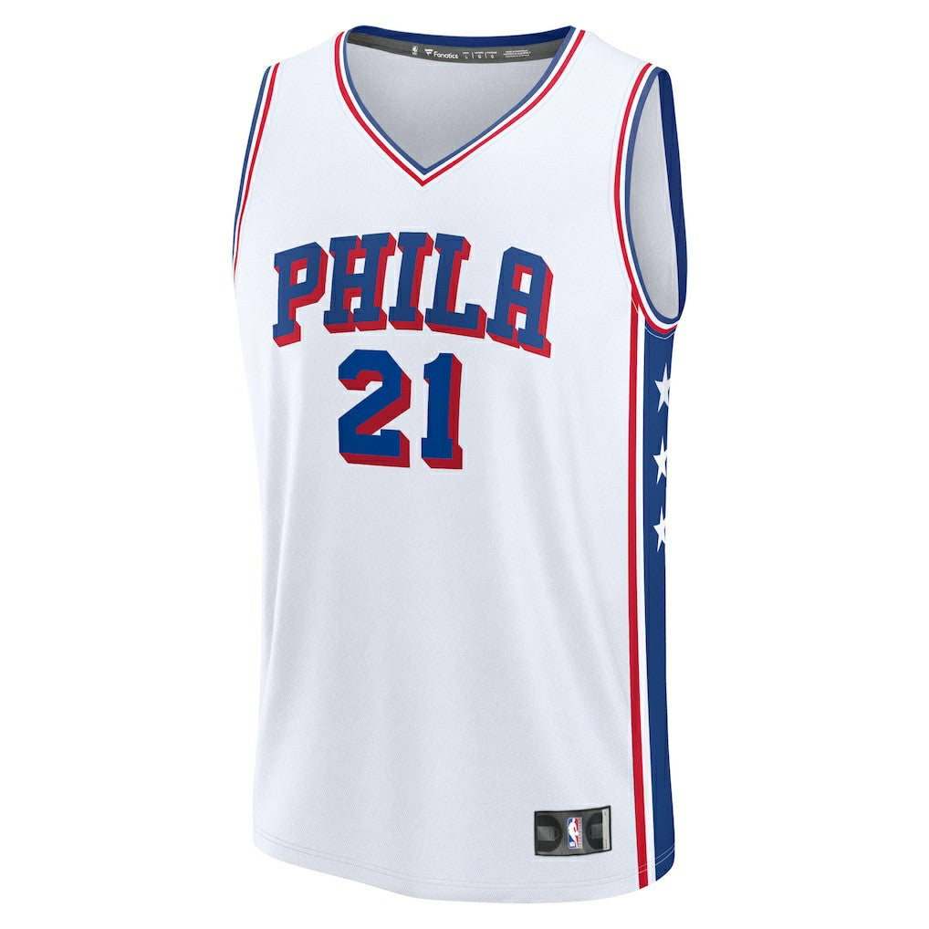 NBA Joel Embiid Philadelphia 76ers Fast Break Replica Player Jersey