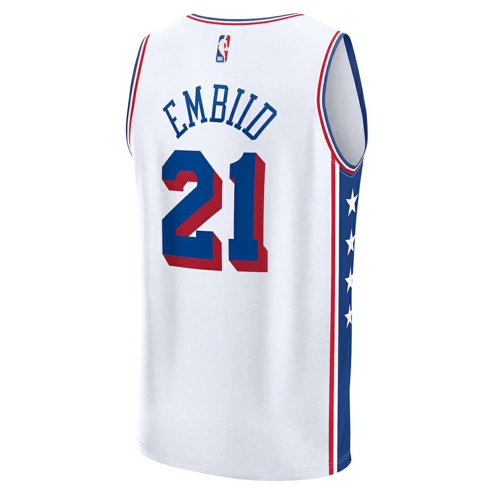 NBA Joel Embiid Philadelphia 76ers Fast Break Replica Player Jersey