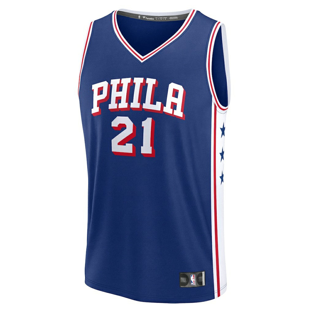 NBA Joel Embiid Philadelphia 76ers Fast Break Replica Jersey