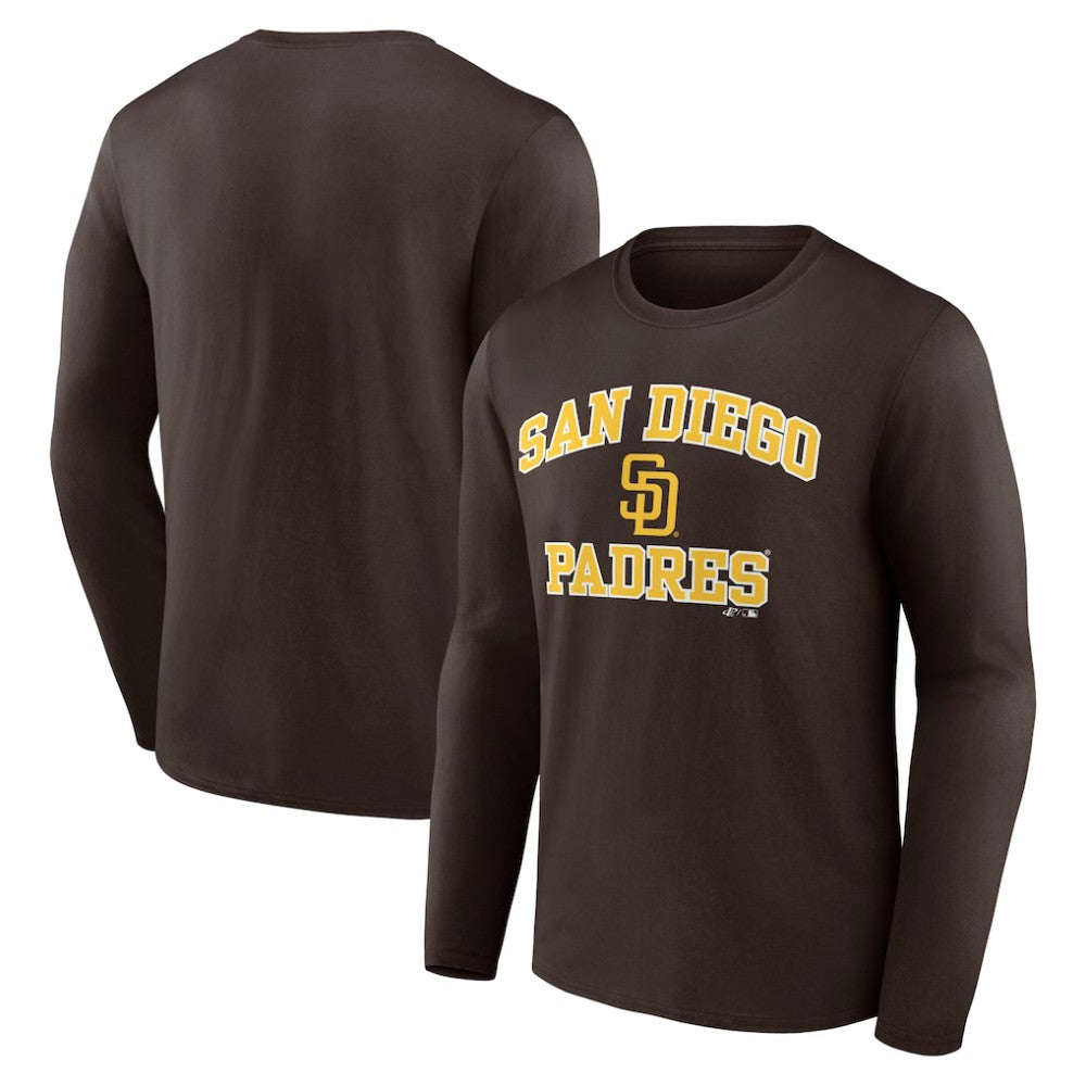 MLB San Diego Padres Logo Athletic Heart & Soul Long Sleeve T-Shirt