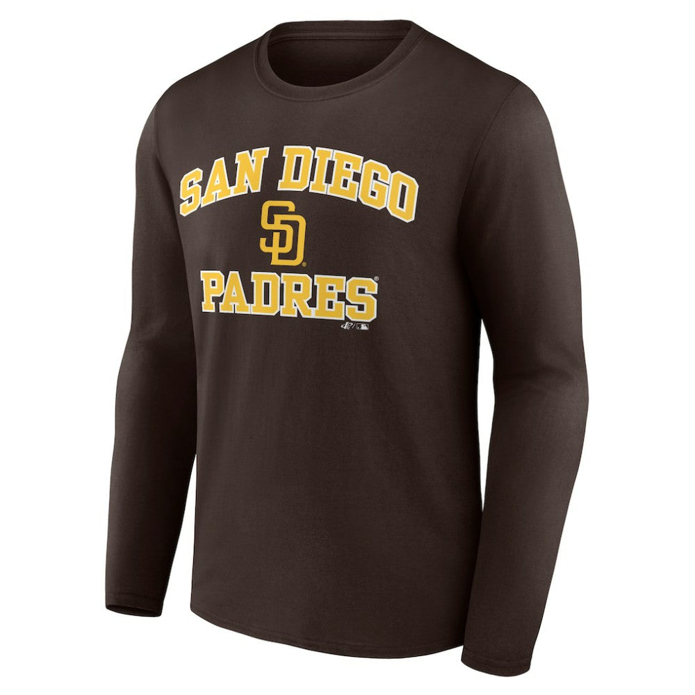 MLB San Diego Padres Logo Athletic Heart & Soul Long Sleeve T-Shirt