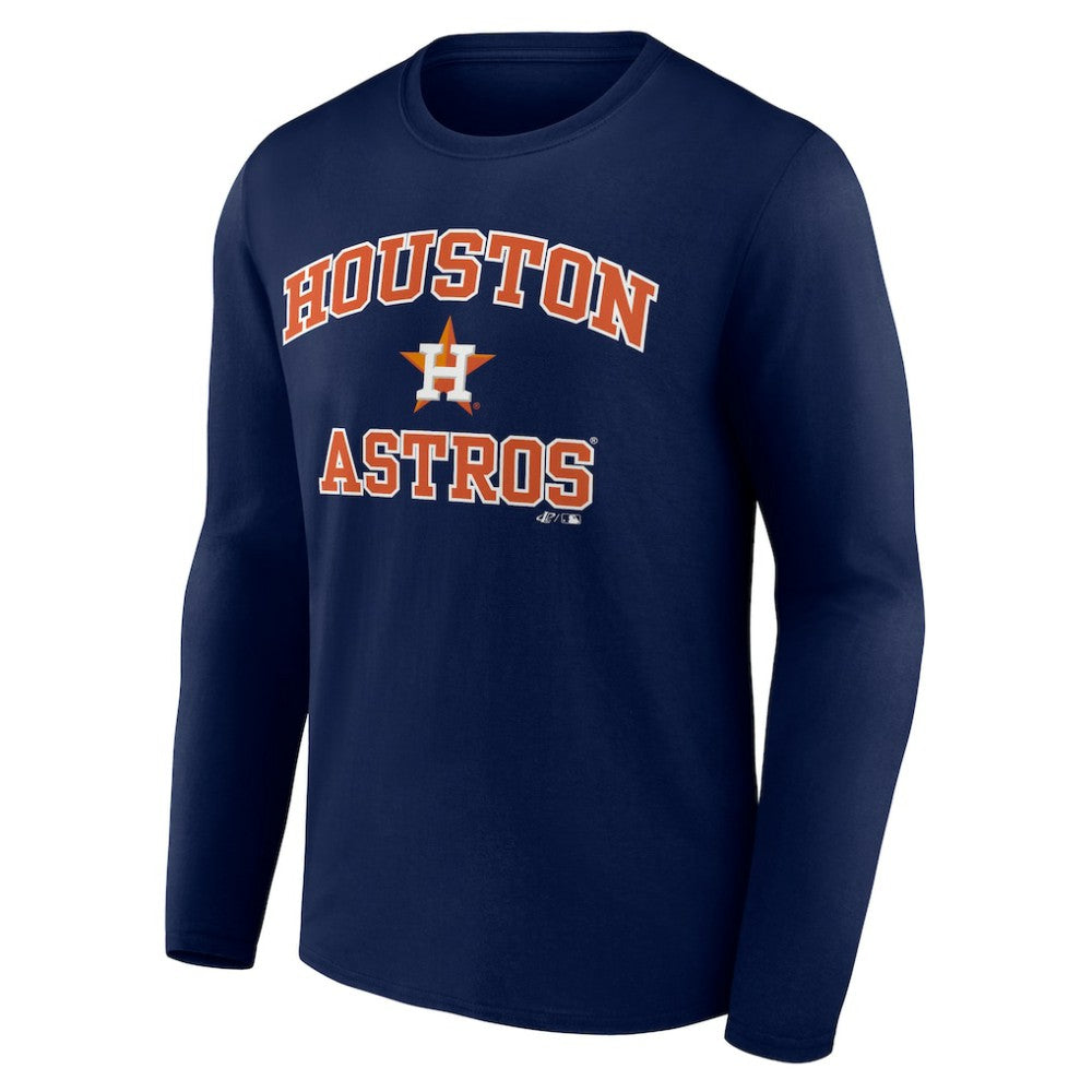MLB Houston Astros Logo Athletic Heart & Soul Long Sleeve T-Shirt