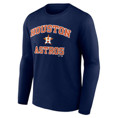 MLB Houston Astros Logo Athletic Heart & Soul Long Sleeve T-Shirt