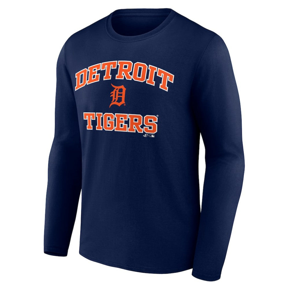 MLB Detroit Tigers Logo Athletic Heart & Soul Long Sleeve T-Shirt