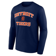 MLB Detroit Tigers Logo Athletic Heart & Soul Long Sleeve T-Shirt