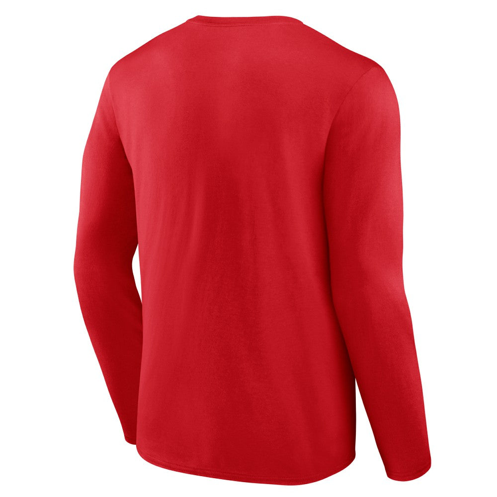 MLB Cincinnati Reds Logo Athletic Heart & Soul Long Sleeve T-Shirt