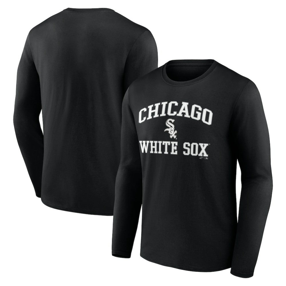 MLB Chicago White Sox Logo Athletic Heart & Soul Long Sleeve T-Shirt