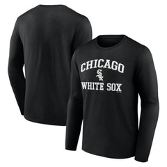 MLB Chicago White Sox Logo Athletic Heart & Soul Long Sleeve T-Shirt