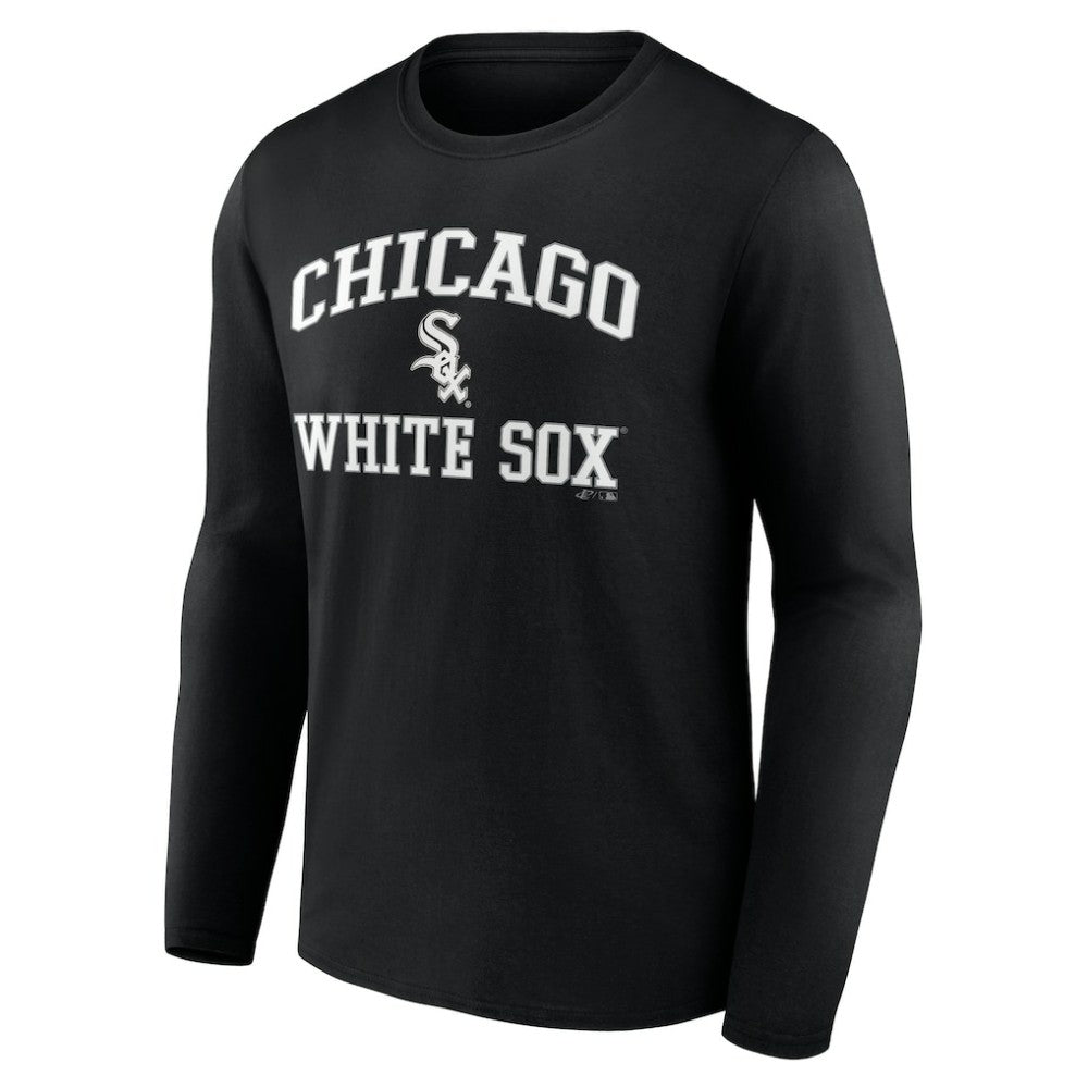 MLB Chicago White Sox Logo Athletic Heart & Soul Long Sleeve T-Shirt