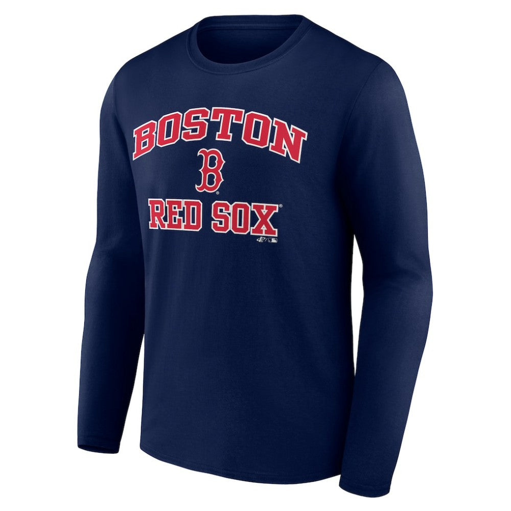 MLB Boston Red Sox Logo Athletic Heart & Soul Long Sleeve T-Shirt