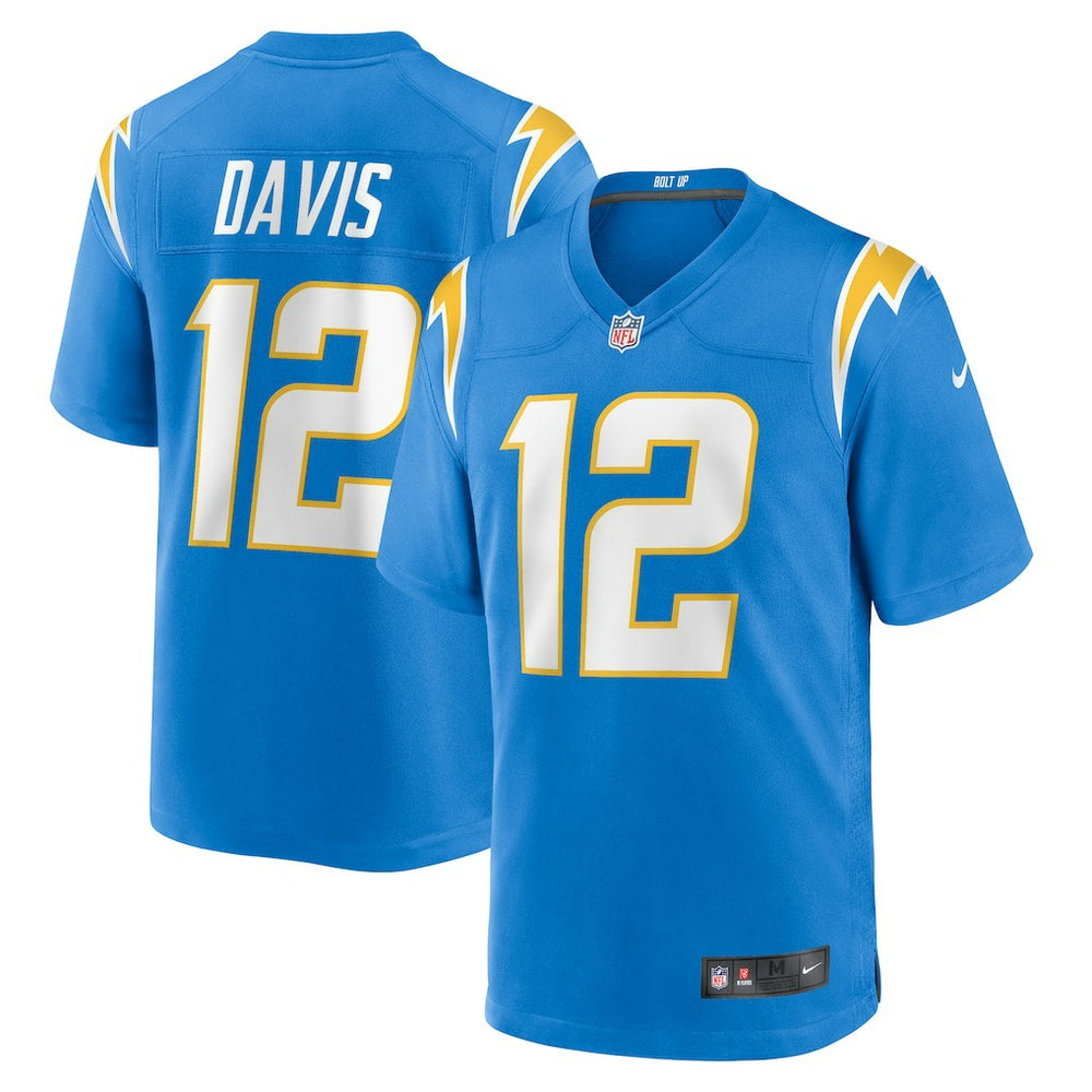 Derius Davis  Team Game Jersey - Los Angeles Chargers