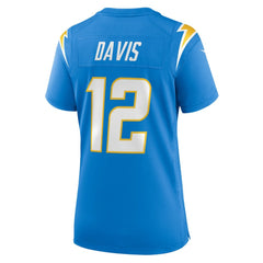 Derius Davis  Women's Team Game Jersey - Los Angeles Chargers