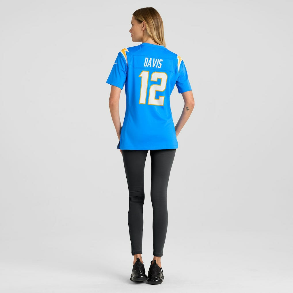 Derius Davis  Women's Team Game Jersey - Los Angeles Chargers