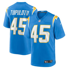 Tuli Tuipulotu  Team Game Jersey - Los Angeles Chargers