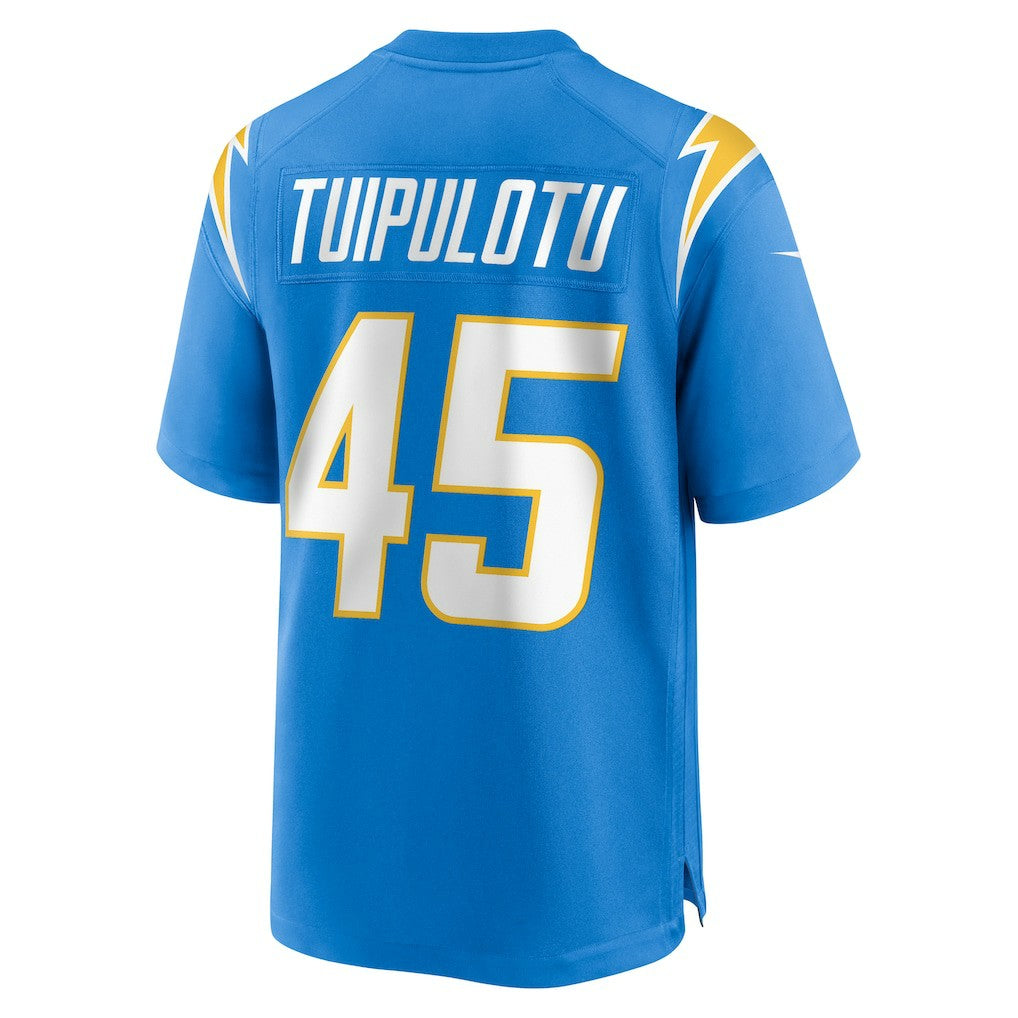 Tuli Tuipulotu  Team Game Jersey - Los Angeles Chargers