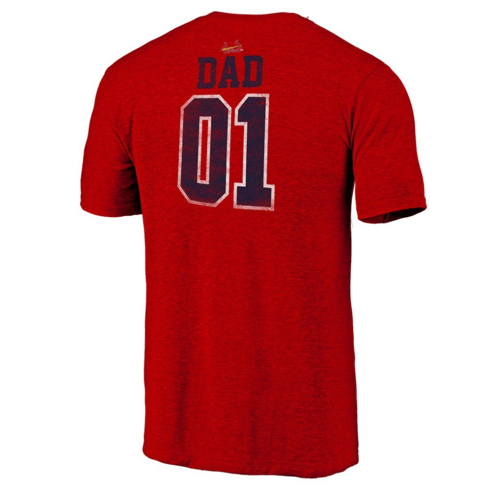 MLB St. Louis Cardinals Greatest Dad Tri-Blend T-Shirt