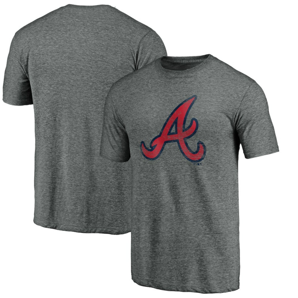 MLB Atlanta Braves Official Logo Tri-Blend T-Shirt