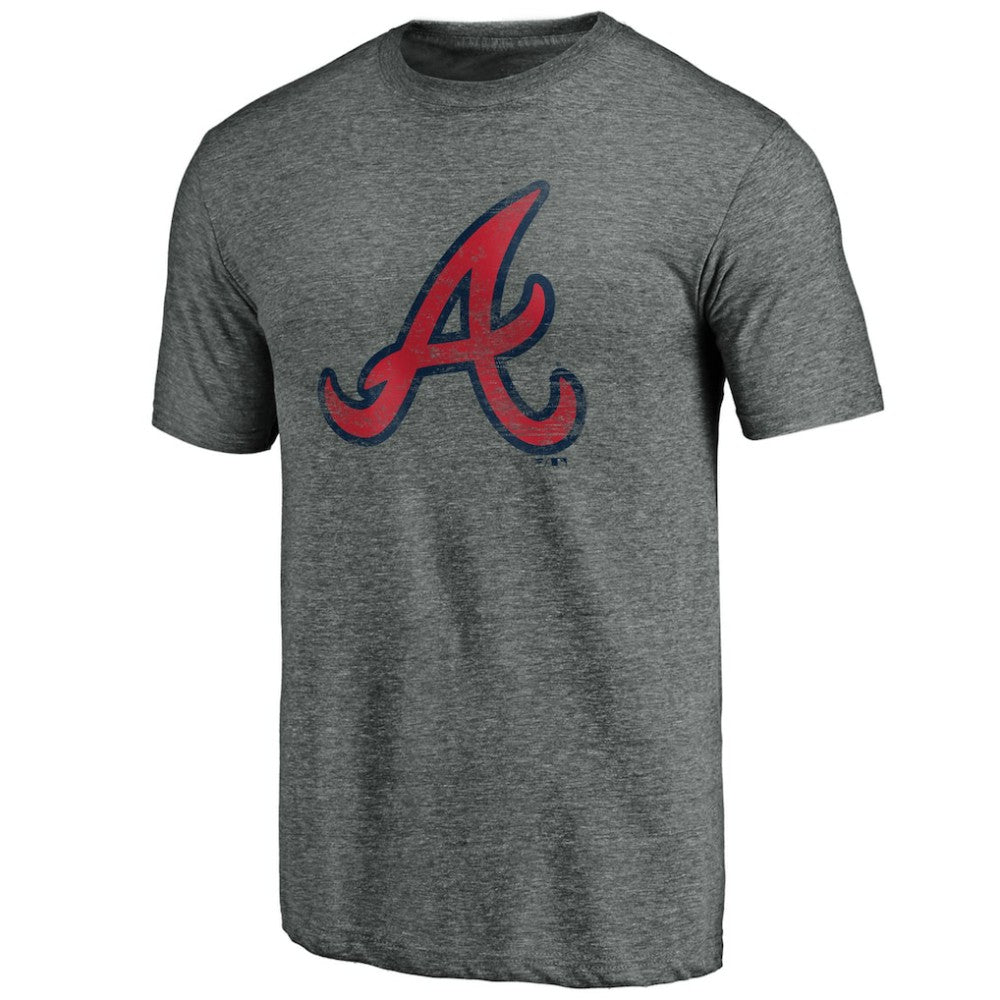 MLB Atlanta Braves Official Logo Tri-Blend T-Shirt