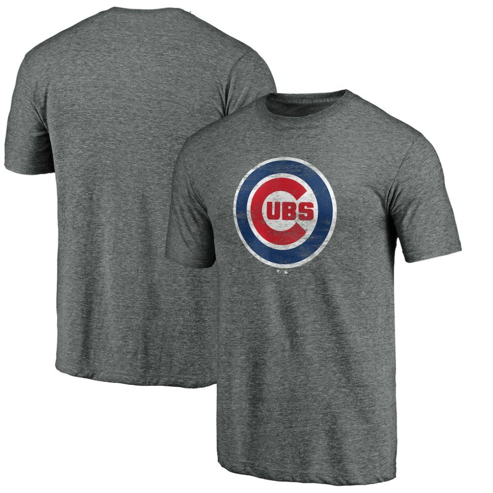 MLB Chicago Cubs Official Logo Tri-Blend T-Shirt