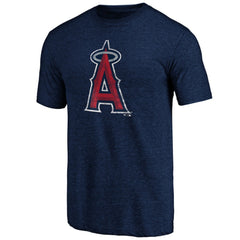 MLB Los Angeles Angels Official Logo Tri-Blend T-Shirt