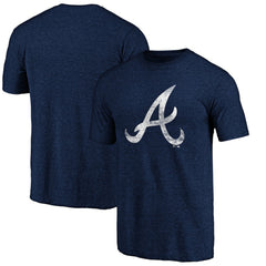 MLB Atlanta Braves Official Logo Tri-Blend T-Shirt