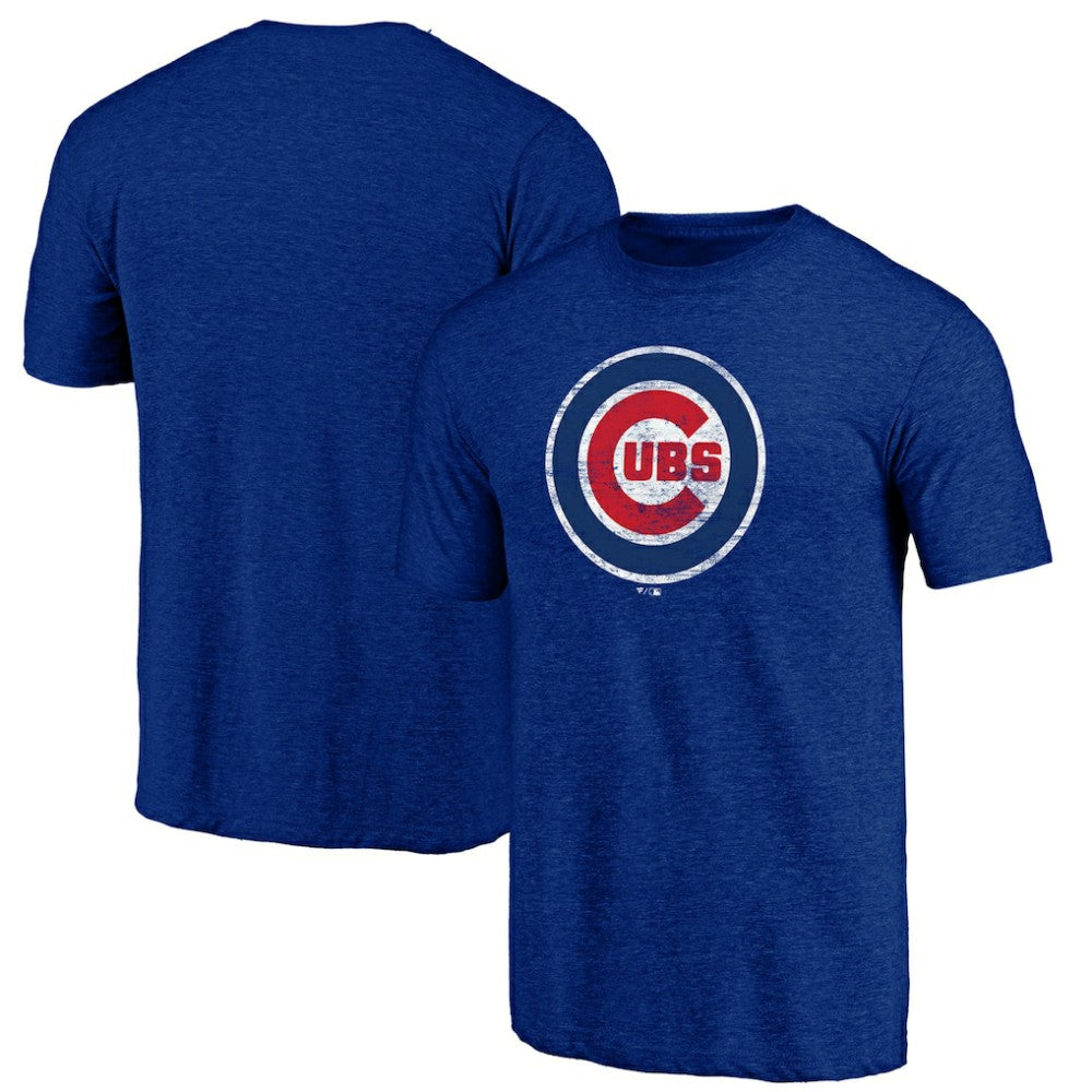 MLB Chicago Cubs Official Logo Tri-Blend T-Shirt