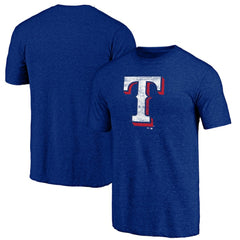 MLB Texas Rangers Official Logo Tri-Blend T-Shirt