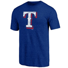 MLB Texas Rangers Official Logo Tri-Blend T-Shirt