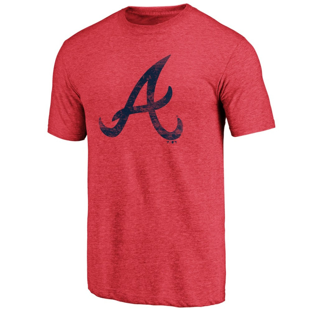 MLB Atlanta Braves Official Logo Tri-Blend T-Shirt