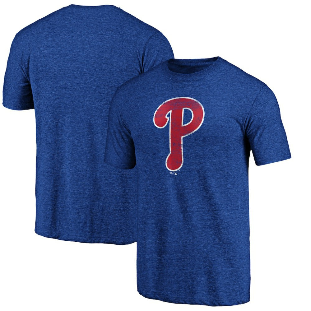 MLB Philadelphia Phillies Official Logo Tri-Blend T-Shirt