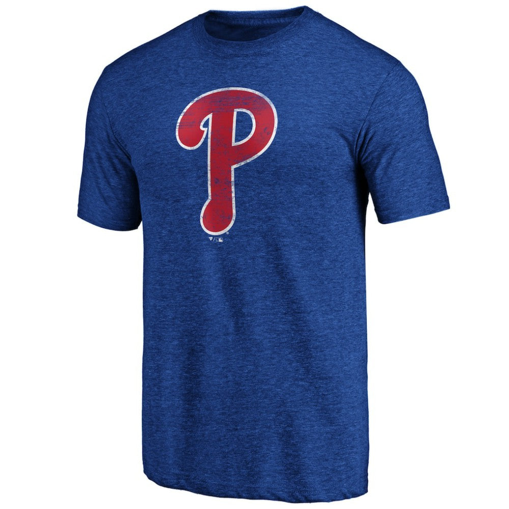 MLB Philadelphia Phillies Official Logo Tri-Blend T-Shirt