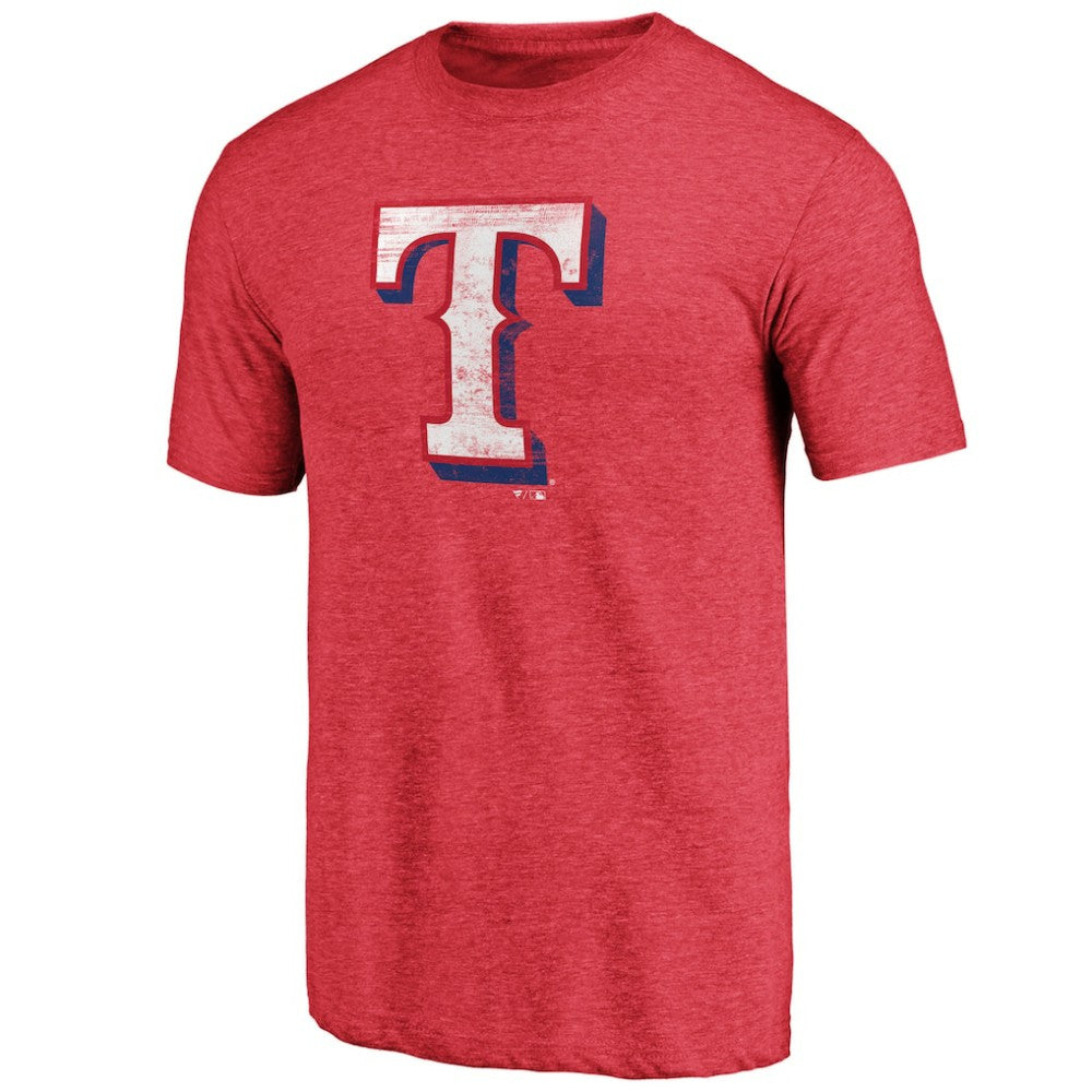 MLB Texas Rangers Official Logo Tri-Blend T-Shirt