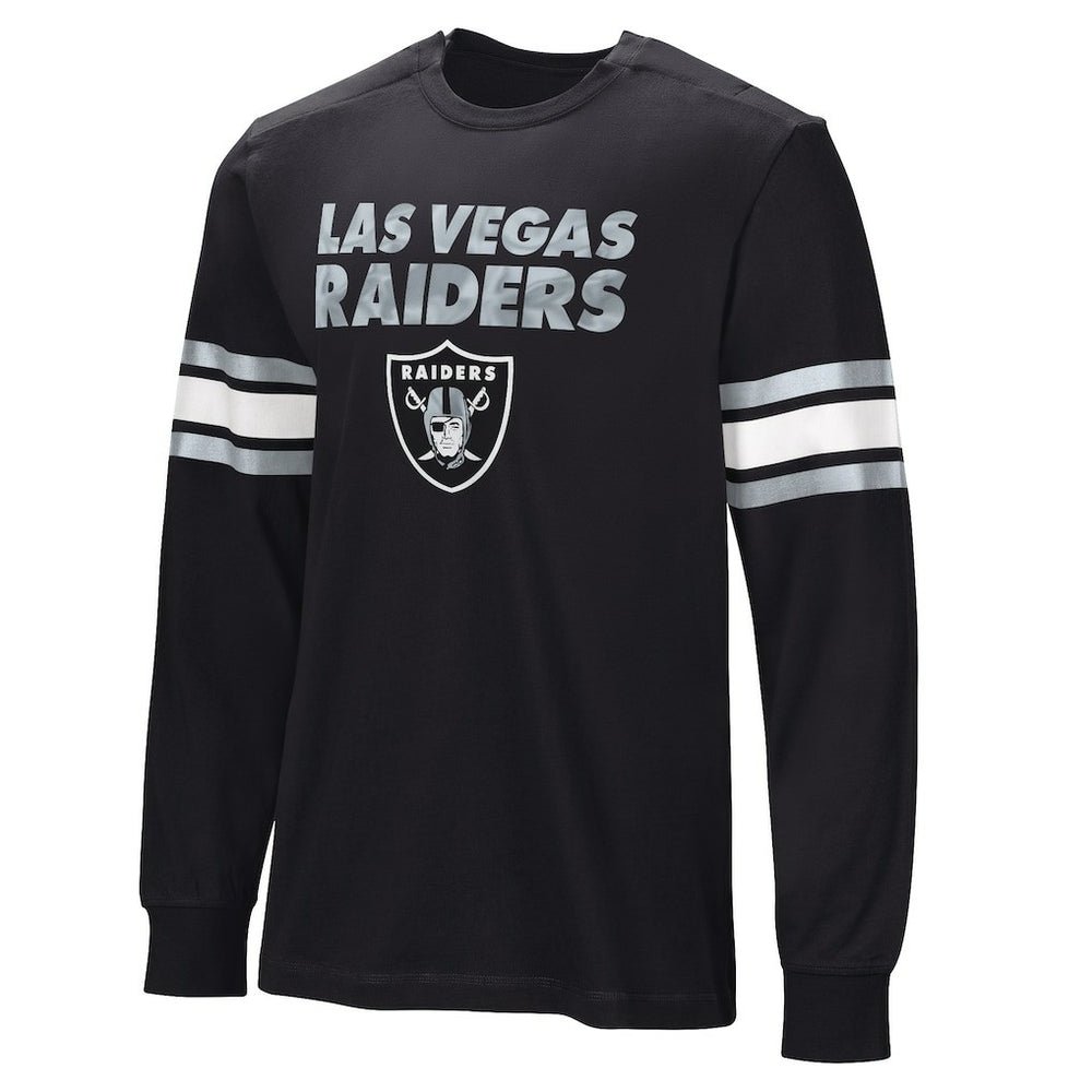 Hands Off Long Sleeve Adaptive T-Shirt - Las Vegas Raiders