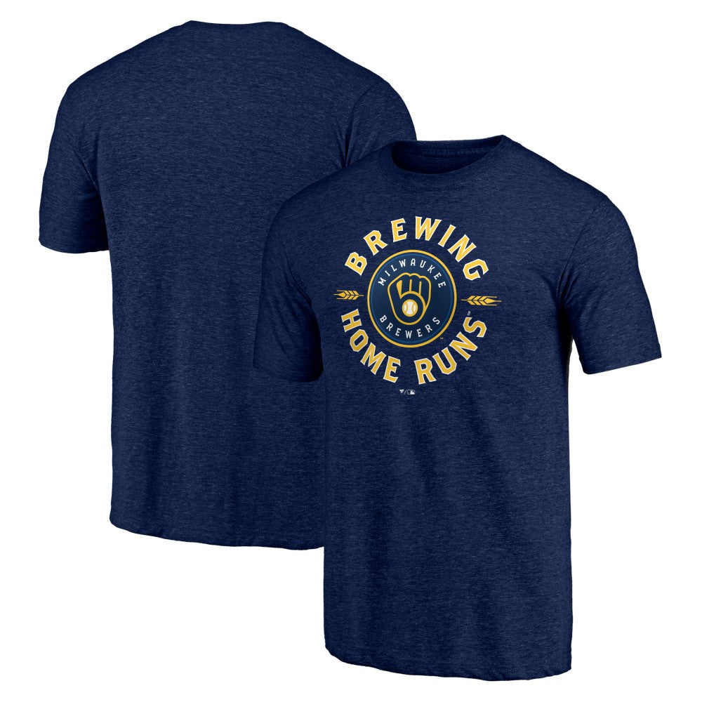 MLB Milwaukee Brewers Hometown Collection Brewing Up Tri-Blend T-Shirt