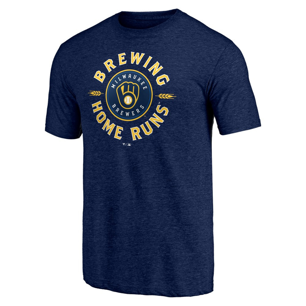 MLB Milwaukee Brewers Hometown Collection Brewing Up Tri-Blend T-Shirt