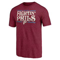 MLB Philadelphia Phillies Hometown Collection Fightin' Phils Tri-Blend T-Shirt