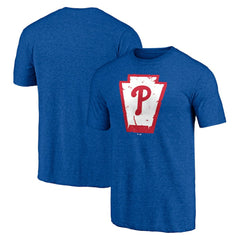 MLB Philadelphia Phillies Hometown Collection Keystone Tri-Blend T-Shirt