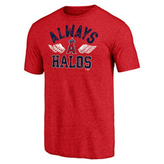 MLB Los Angeles Angels Hometown Collection Always Halos Tri-Blend T-Shirt