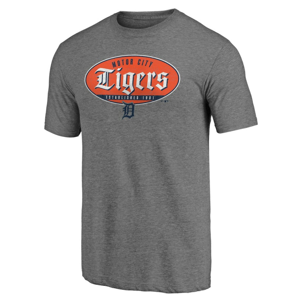 MLB Detroit Tigers Hometown Collection Oil Can Tri-Blend T-Shirt