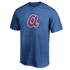 MLB Atlanta Braves Cooperstown Collection Throwback Logo Tri-Blend T-Shirt