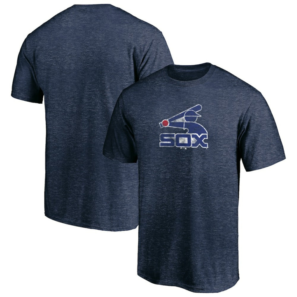 MLB Chicago White Sox Cooperstown Collection Throwback Logo Tri-Blend T-Shirt