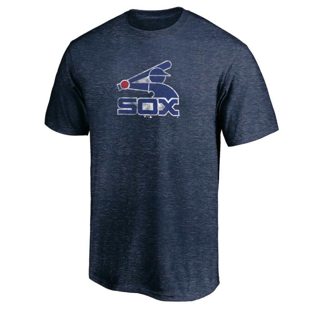 MLB Chicago White Sox Cooperstown Collection Throwback Logo Tri-Blend T-Shirt